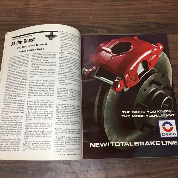 Motor in Canada Western Canada's Automotive Publication April 1973 Magazine - Picture 15 of 16